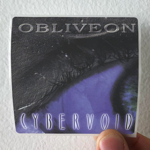 Obliveon Cybervoid Album Cover Sticker Obliveon Cybervoid Album Cover Sticker