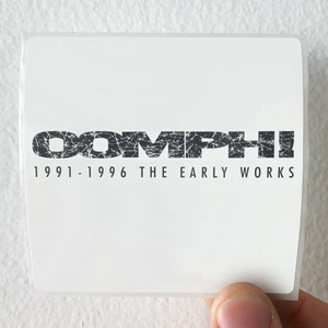 Oomph 1991 1996 The Early Works Album Cover Sticker Oomph 1991 1996 The Early Works Album Cover Sticker