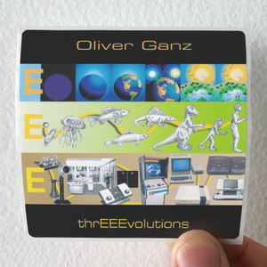 Oliver Ganz Threeevolutions Album Cover Sticker
