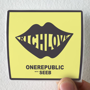 OneRepublic Rich Love Album Cover Sticker