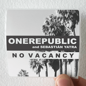 OneRepublic No Vacancy 1 Album Cover Sticker OneRepublic No Vacancy 1 Album Cover Sticker