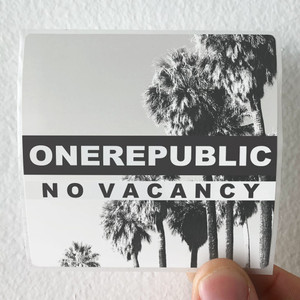 OneRepublic No Vacancy Album Cover Sticker OneRepublic No Vacancy Album Cover Sticker