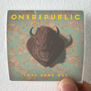 OneRepublic Love Runs Out 1 Album Cover Sticker OneRepublic Love Runs Out 1 Album Cover Sticker