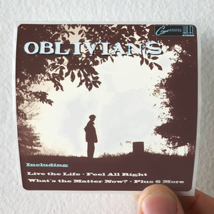 Oblivians Play 9 Songs With Mr Quintron Album Cover Sticker Oblivians Play 9 Songs With Mr Quintron Album Cover Sticker