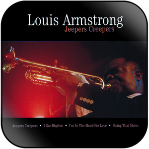 Louis Armstrong Jeepers Creepers Album Cover Sticker Album Cover Sticker