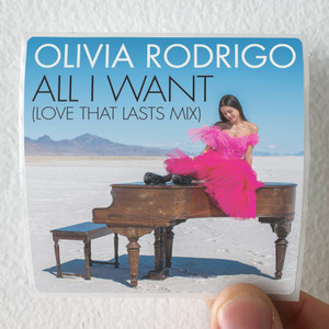 Olivia Rodrigo All I Want From High School Musical The Musical The Series Album Cover Sticker