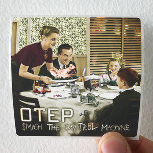 Otep Smash The Control Machine Album Cover Sticker Otep Smash The Control Machine Album Cover Sticker