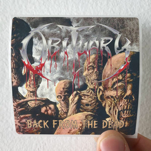 Obituary Back From The Dead Album Cover Sticker Obituary Back From The Dead Album Cover Sticker