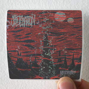Obliteration Black Death Horizon Album Cover Sticker Obliteration Black Death Horizon Album Cover Sticker