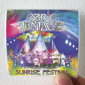 Ozric Tentacles Sunrise Festival Album Cover Sticker