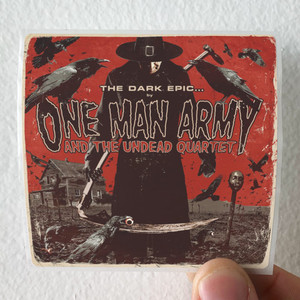One Man Army and the Undead Quartet The Dark Epic Album Cover Sticker
