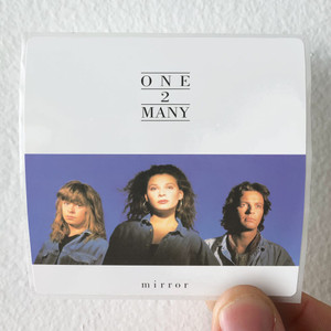One 2 Many Mirror Album Cover Sticker