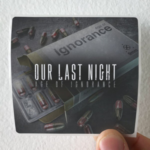 Our Last Night Age Of Ignorance Album Cover Sticker Our Last Night Age Of Ignorance Album Cover Sticker