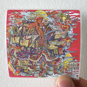 of Montreal False Priest Album Cover Sticker of Montreal False Priest Album Cover Sticker