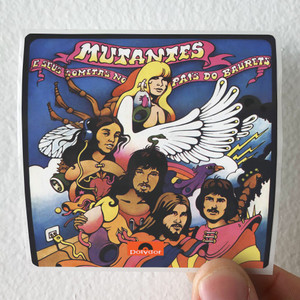 Os Mutantes Mutantes E Seus Cometas No Pas Do Baurets Album Cover Sticker