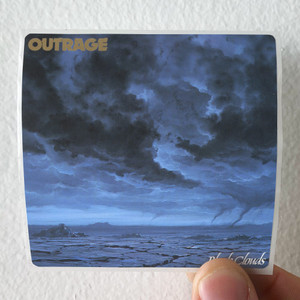 Outrage Black Clouds Album Cover Sticker
