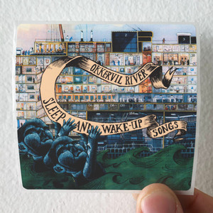 Okkervil River Sleep And Wake Up Songs Album Cover Sticker Okkervil River Sleep And Wake Up Songs Album Cover Sticker