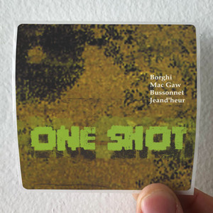 One Shot One Shot Album Cover Sticker One Shot One Shot Album Cover Sticker