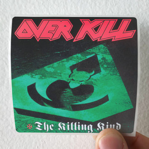 Overkill The Killing Kind Album Cover Sticker