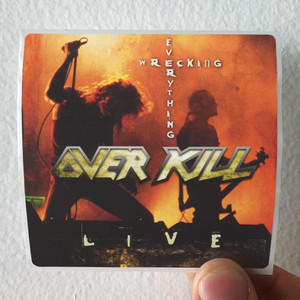 Overkill Wrecking Everything Album Cover Sticker Overkill Wrecking Everything Album Cover Sticker