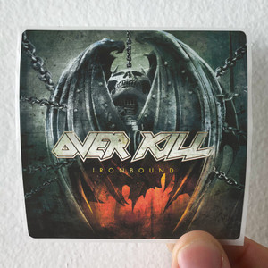Overkill Ironbound 1 Album Cover Sticker