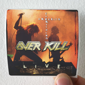 Overkill Wrecking Everything 1 Album Cover Sticker