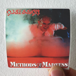 Obsession Methods Of Madness Album Cover Sticker