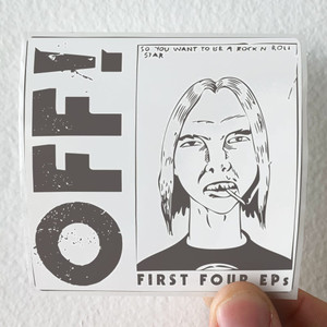 OFF! First Four Eps Album Cover Sticker