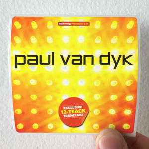 Paul van Dyk Mixmag Presents Paul Van Dyk Album Cover Sticker Paul van Dyk Mixmag Presents Paul Van Dyk Album Cover Sticker
