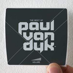 Paul van Dyk Volume The Best Of 1 Album Cover Sticker