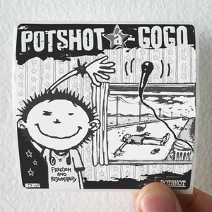 Potshot A Go Go Album Cover Sticker Potshot A Go Go Album Cover Sticker