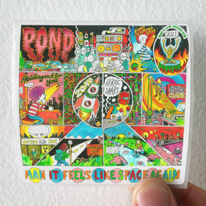 Pond Man It Feels Like Space Again Album Cover Sticker Pond Man It Feels Like Space Again Album Cover Sticker