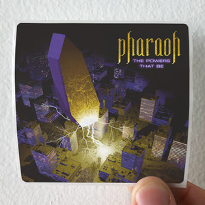 Pharaoh The Powers That Be Album Cover Sticker Pharaoh The Powers That Be Album Cover Sticker