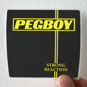 Pegboy Strong Reaction Three Chord Monte Album Cover Sticker Pegboy Strong Reaction Three Chord Monte Album Cover Sticker