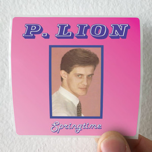 P Lion Springtime 1 Album Cover Sticker P Lion Springtime 1 Album Cover Sticker