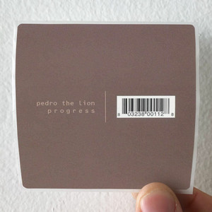 Pedro the Lion Progress Album Cover Sticker Pedro the Lion Progress Album Cover Sticker