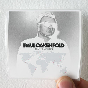 Paul Oakenfold Trance Mission Album Cover Sticker Paul Oakenfold Trance Mission Album Cover Sticker