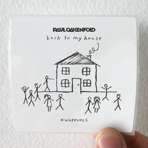Paul Oakenfold Wappvol5 Back To My House Album Cover Sticker