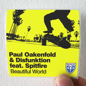 Paul Oakenfold Beautiful World Album Cover Sticker