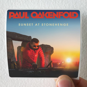 Paul Oakenfold Sunset At Stonehenge Album Cover Sticker