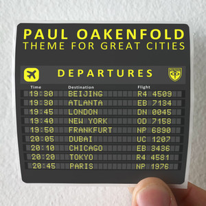 Paul Oakenfold Theme For Great Cities Album Cover Sticker