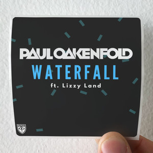 Paul Oakenfold Waterfall Album Cover Sticker