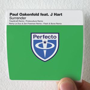 Paul Oakenfold Surrender 1 Album Cover Sticker