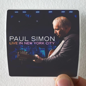Paul Simon Live In New York City Album Cover Sticker Paul Simon Live In New York City Album Cover Sticker