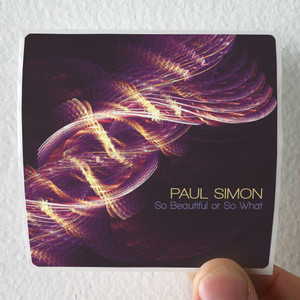 Paul Simon So Beautiful Or So What Album Cover Sticker