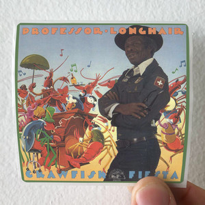 Professor Longhair Crawfish Fiesta Album Cover Sticker Professor Longhair Crawfish Fiesta Album Cover Sticker
