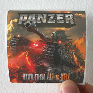 Panzer Send Them All To Hell Album Cover Sticker