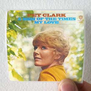 Petula Clark A Sign Of The Times My Love Album Cover Sticker Petula Clark A Sign Of The Times My Love Album Cover Sticker