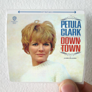Petula Clark Downtown Album Cover Sticker