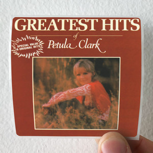 Petula Clark Greatest Hits Of Petula Clark Album Cover Sticker Petula Clark Greatest Hits Of Petula Clark Album Cover Sticker